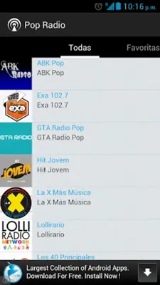 Pop Radio android App screenshot 6